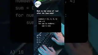 Python MCQ: Summing Elements in a Loop 