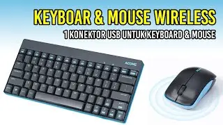 Keyboard dan Mouse Wireless Acome AKM 2000