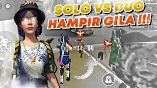 RATAIN 3 BOCIL CUMAN PAKE TROGON ?!! SULIT TERNYATA MAIN SOLO VS DUO - Free Fire Indonesia
