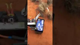 Anne beadle highway, welding broken leaf springs on camper trailer using batteries