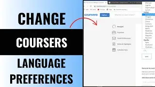 How To Change Language Preference In Coursera | Change Language Coursera