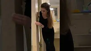 Cleaning the Bathtub in a Black Dress!