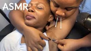 ASMR✨Belly Button Poking Cleaning, Armpit Shaving, Face Pimple, Back Picking, Soft Whispers 