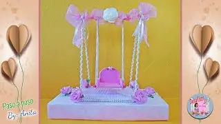 DIY Columpio en miniatura / Ideal para centros de mesa.