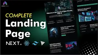 Build🚀SaaS Landing Page with Next.js 15, Tailwind CSS, Framer Motion & Three.js | Full Tutorial
