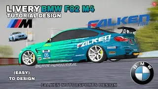 LIVERY BMW F82 M4 COMPETITION (FALKEN REALISTIC) (EASY) / Car Parking Multiplayer