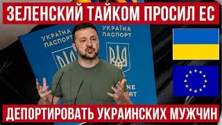 Зеленский просит Запад вернуть украинских мужчин в Украину!