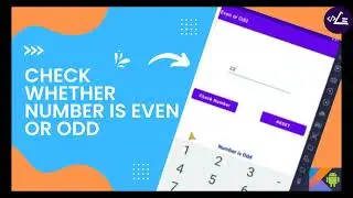 Check whether number is even or odd? #android #kotlinandroid  #evenorodd