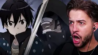 KIRITO VS LAUGHING COFFIN! Sword Art Online Episode 5-6 Reaction