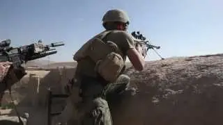 Recon Marine Sniper in Firefight With Taliban Near Sangin - Barrett Rifle - USMC Sniper