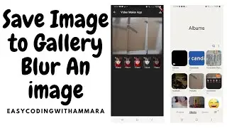 How to save gallery image to mobile gallery folder flutter 2023 | How to blur image flutter 2023|P 3