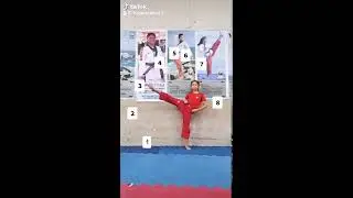 Taekwondo Body Clock Challenge by Mariel Angela - A. Diasnes Gym Philippines Taekwondo Jin