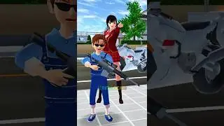 polisi yuta selamatkan teman sakura dari tentara jahat‼️😱 #sakuraschoolsimulator #shorts #sakura
