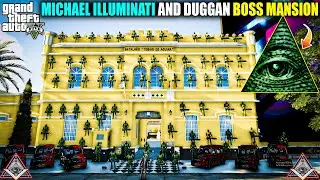 🔺GTA 5 : MICHAEL THE INDIAN MAFIA ILLUMINATI DUGGAN BOSS BIGGEST MANSION UNDERWATER MAFIA 🔥