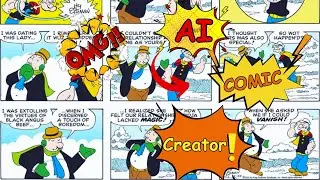 How to create comic book using free AI tool in 10 minute