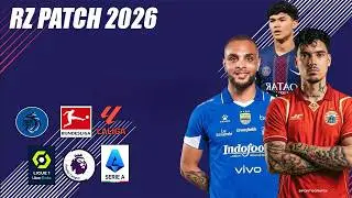 FULL UPDATE! INSTALL PES 2017 RZ PATCH SEASON 2026 V1 DI LAPTOP ATAU PC