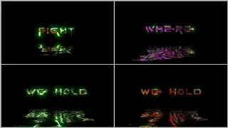 Glow Text Effects✅ | Alight Motion Glowing Text Presets | After Motion Z Glow Text Effect