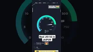 dosto India ka aapna 5G Internet, Jio 5G in Jaipur Rajasthan. really it's too fast 🔥.