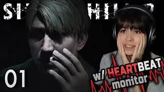 BLIND PLAYTHROUGH | Silent Hill 2 Remake Let's Play w/ Heartbeat Monitor Part 1