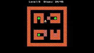 OLC::PixelGameEngine Sokoban for the OLC:CodeJam 2021
