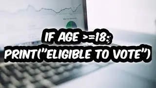 Check Vote Eligibility using Python | Python Program | #python #pythonforbeginners