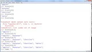 python lists