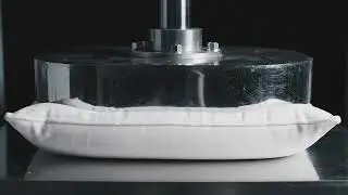 💥 Hydraulic Press vs Feather Pillow ASMR Destruction