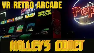 Halley's Comet in VR: New Retro Arcade Neon