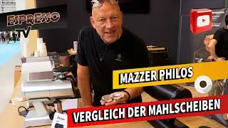 Mazzer Philos Vergleich der Edelstahl-Mahlscheiben