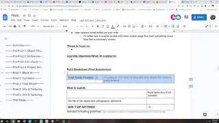 Assignmen tReview - Final Object BlockIn