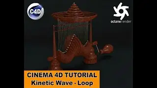 Kinetic Wave - Loop (Cinema 4D - Patreon Tutorial Preview)