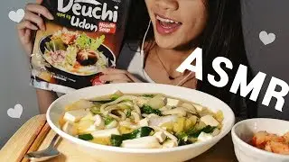 ASMR UDON NOODLE SOUP - SATISFYING EATING SOUND - NO TALKING