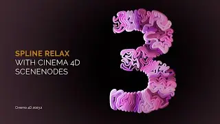 Building a Spline-Relax Solver with Cinema 4D Scene Nodes.