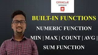 Numeric & Aggregate Functions Built-in functions in Oracle PL/SQL
