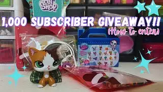 1,000 subscriber giveaway!! (read description)