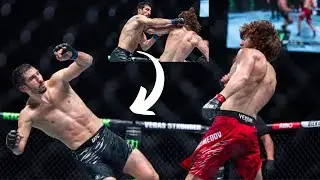 DOUBLE Spinning Backfist KO at UFC 308