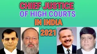 Chief Justice of High Court in Indian sates 2021