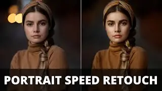Portrait Speed Retouch | Outdoor Natural Light Portrait | Editing Time Lapse