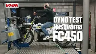 Dyno test Husqvarna FC450 2024 with VHM air intake LONG & MIDDLE