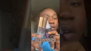 The best dark skin friendly setting sprays for oily/combo#makeuptutorial#settingspray#makeupshorts