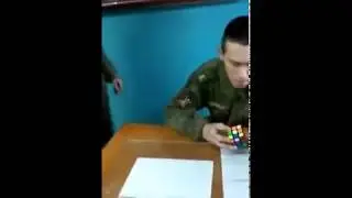 Как Собрать кубик Рубика не глядя