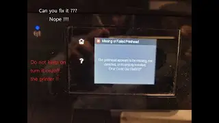 do not even try to fix HP 950 printhead ' missing or failed printhead '