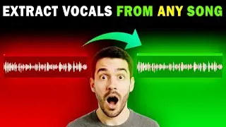 How to Extract Vocals from Any Music | vocal and instrument isolation EASY METHOD !