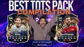EAFC 24 BEST TOTS PACKS COMPILATION