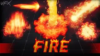 Fire Elements VFX Unreal Preview