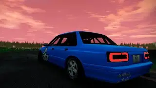 Casual drifting in BeamNG