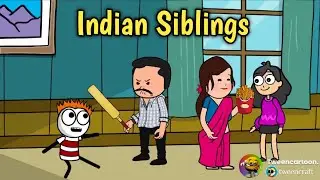 Indian Siblings | Animation | Animated Video
