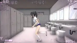 ANOTHER SNEAK PANTY SHOT GLITCH..... | Yandere Simulator Demo