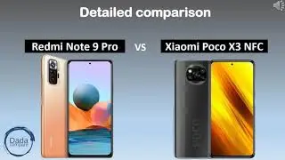 Redmi Note 9 Pro VS Xiaomi Poco X3 NFC - detailed comparison