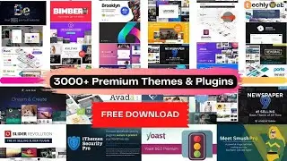 Don't Skip🔥3000+ Premium WordPress Themes & Plugins FREE (Hindi) | Get Premium Wordpress Themes